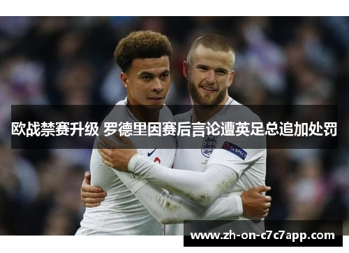 欧战禁赛升级 罗德里因赛后言论遭英足总追加处罚 欧战禁赛升级 罗德里因赛后言论遭英足总追加处罚